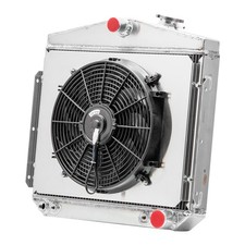 3 Row Radiator Shroud Fan for 1955-1957 Chevy Bel Air Small Big Block V8 AT