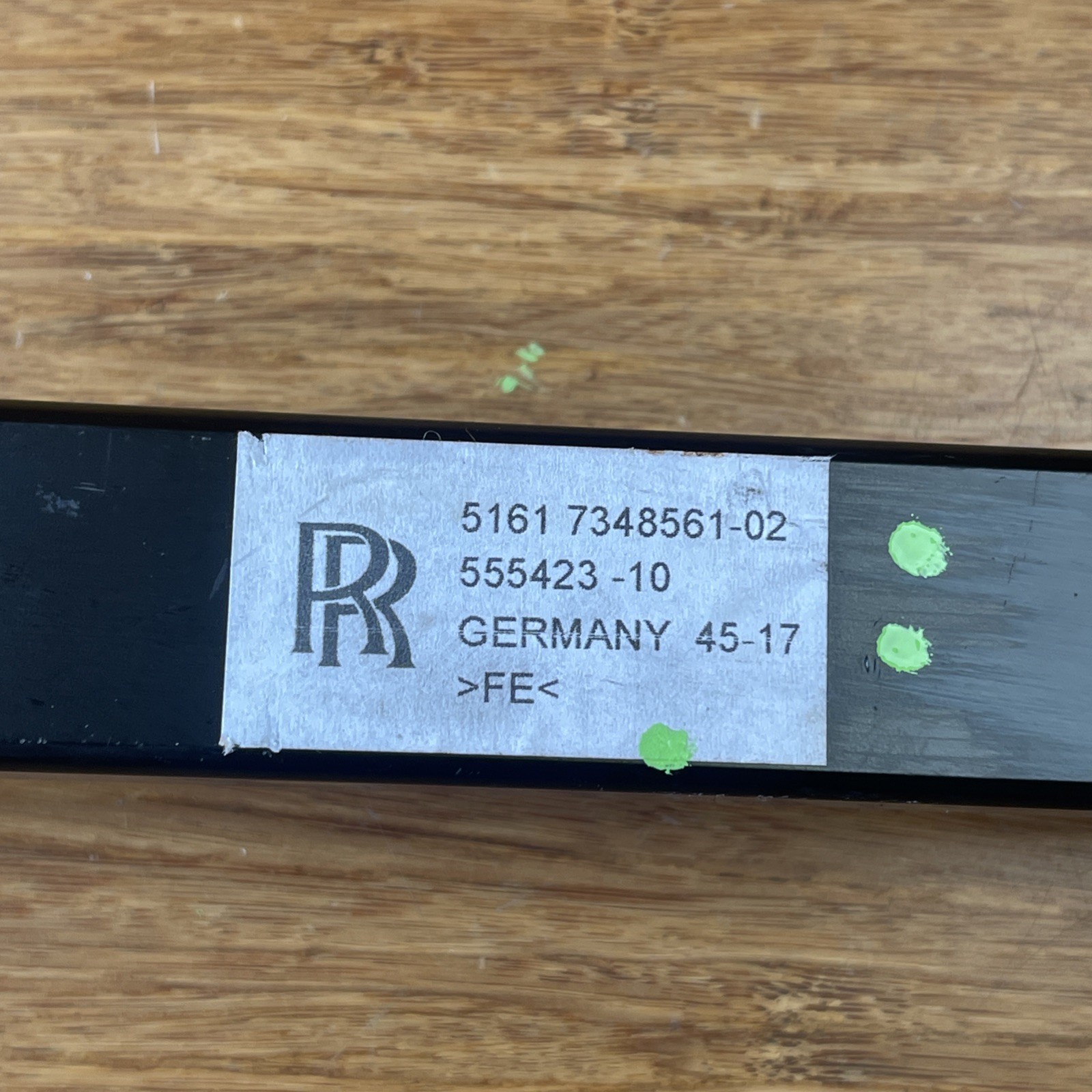 2017-2023 Rolls Royce Dawn RR6 Left Bracket Cover Compartment Unit Black OEM