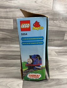 LEGO DUPLO 2005 THOMAS AND FRIENDS THOMAS LOAD AND CARRY TRAIN SET 5554 BOX WEAR