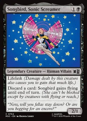 Songbird, Sonic Screamer (762)