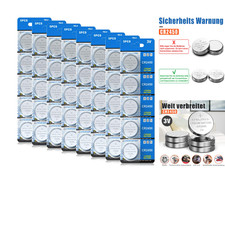 CR2450 Batterien 3V Lithium Knopfzellen 40 St...