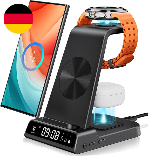 Induktive Ladestation FüR Samsung S26 Ultra/Z Flip8/Galaxy Watch 8-image