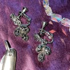 Antique Vintage Lot GF Enamel RS Jade Crystal SS Marcs ID Engraved — photo 3