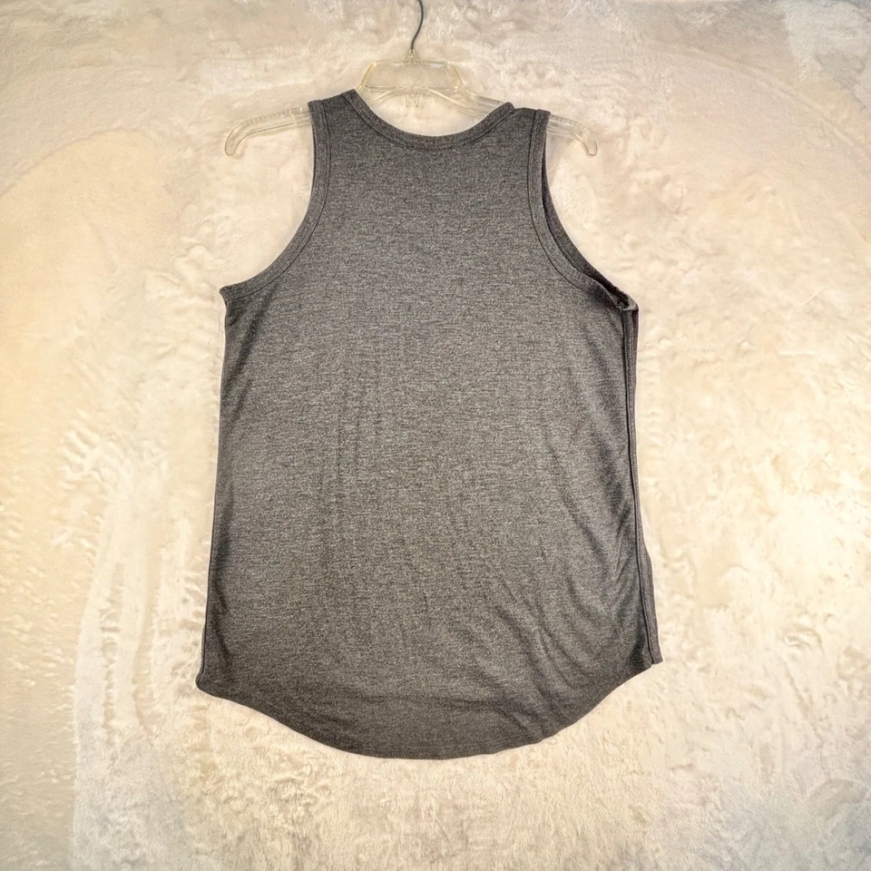 Camiseta sin mangas Athleta gris espalda deportiva para mujer mediana mezcla modal entrenamiento atletismo Foto 2 de 4
