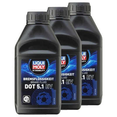 Bremsflüssigkeit LIQUI MOLY DOT 5.1 EV synthetisch Bremse Brake 3 X 500 ml