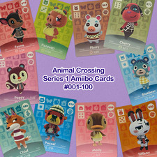 Animal Crossing Series 1 Amiibo Cards AUTHENTIC NEW MINT UNUSED Various
