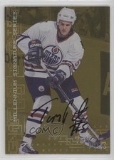 1999-00 ITG Be A Player Millennium Signature Series Gold Tom Poti #98 Auto 1o3