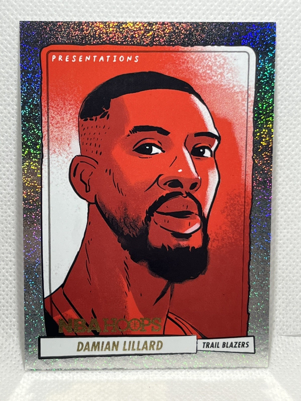 2023-24 Panini NBA Hoops Damian Lillard SSP Presentations Card #10