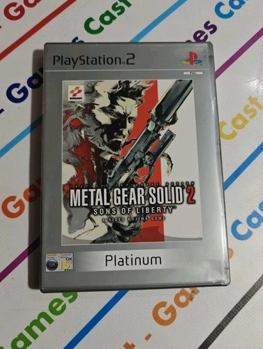 METAL GEAR SOLID 2 SONS OF LIBERTY ITALIAN PS2 PLAYSTATION 2 CD MINT