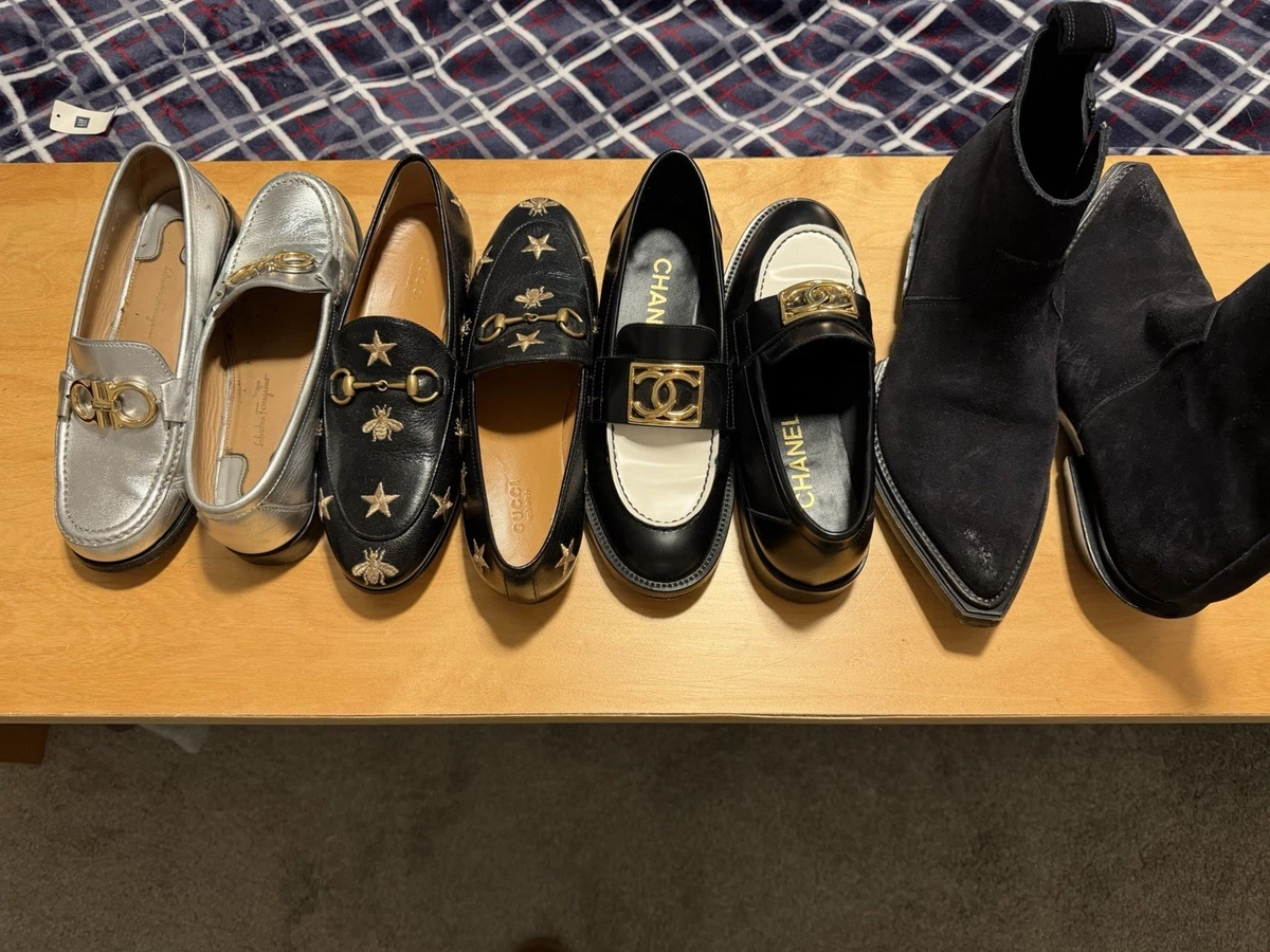 CHANEL Gold Shoes for Women for sale | eBay