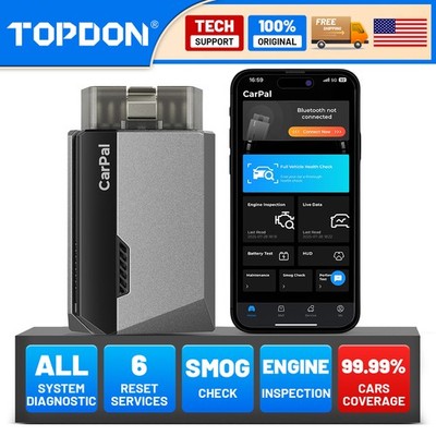 2026 TOPDON Carpal PRO+ Professional All System OBD2 Scanner Car Diagnostic Tool