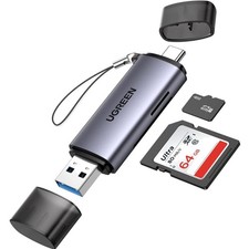 SD Kartenleser 2-in-1 USB C USB A Micro SD Ka...