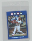 2008 Topps Chrome Blue Refractor 152 Ken Griffey Junior