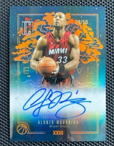 2025 Topps Signature Alonzo Mourning Orange (RAW)