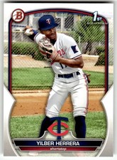2023 Bowman #BP-86 Yilber Herrera 1st Prospects Minnesota Twins Baseball