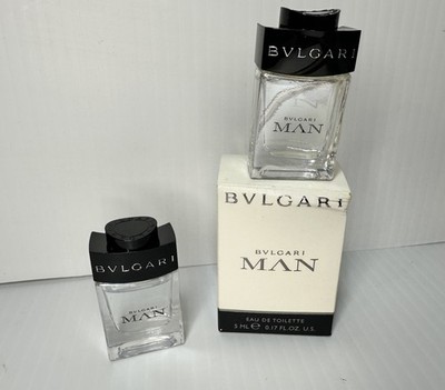@ Two New Bvlgari Man Eau De Toilettes 5 ML.