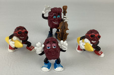 California Raisins Vintage PVC Figures Applause 1989 Wave Weaver Bass Player
