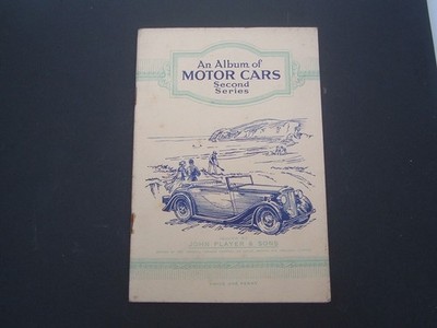 John Player & Sons - Motor Cars 2. Serie (1936).   unbenutztes / leeres Album