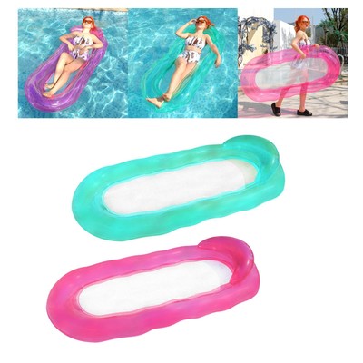 Pool Schwimmer Aufblasbar Lounge Bequem Max 330lbs Mesh Pool Flöße Wasser Stuhl