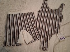 BNWT girls ladies dance fitness outfit leotard  shorts free size