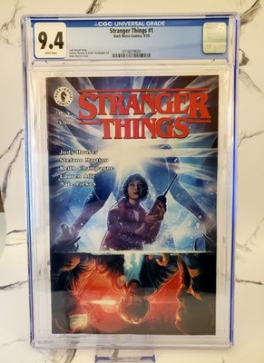 Stranger Things #1A 1st print CGC 9.4 Jody Houser. Dark Horse Comics, 2018.