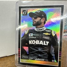 2018 Panini Donruss NASCAR - Retro 1985 Jimmie Johnson #141 JJ Press proof /99