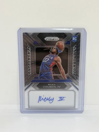 2023-24 Panini Prizm Sensational Signatures Ricky Council IV #SS-FR Auto
