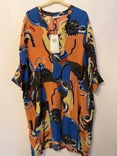 Brand New With Tags Masai Losetta  Dress Size S RRP £109 Crocodile Abstract