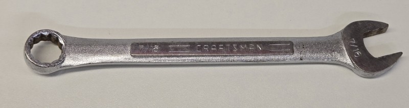 Vintage Craftsman 7/16 Wrench Chrome Molybdenum BF Japan Made 12 Point