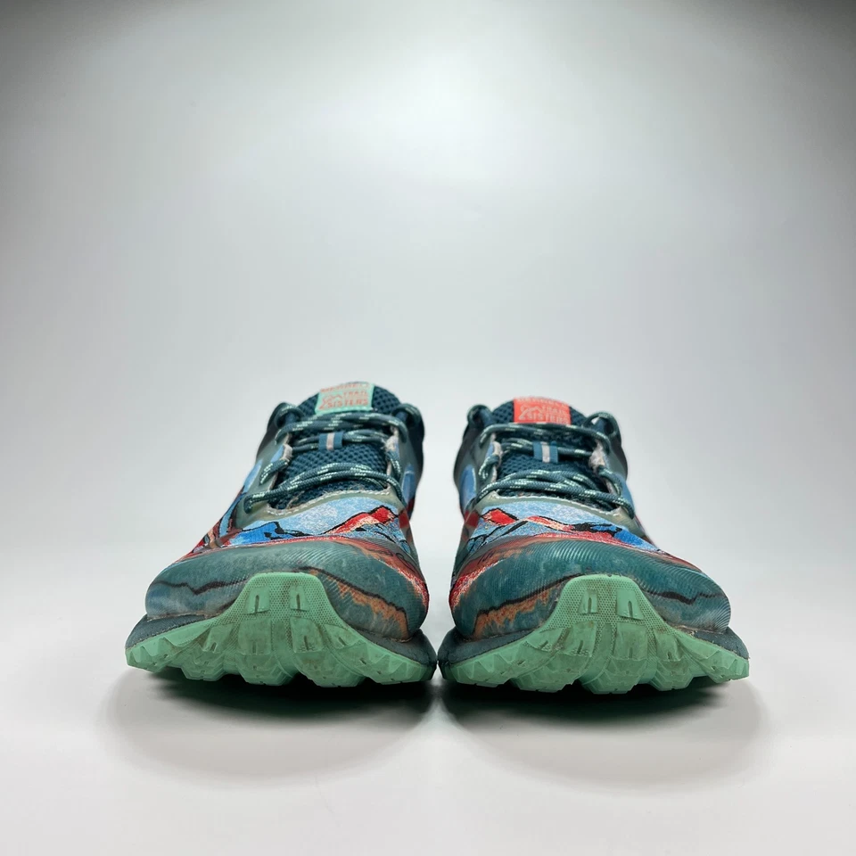 Merrell Antora x Trail Sisters Blue Green Running Shoes J066422 Women’s Size 10 - Image 2 of 4