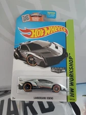 Hot Wheels 2015 Workshop Thrill Racers Lamborghini Veneno - Zamac Walmart Only