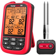 ThermoPro TempSpike 2000FT Wireless Meat Thermometer with 2 Ultra-Thin Red