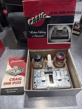 Vintage Craig 8-16MM Film Junior Splicer w/ Original Box - Made in USA