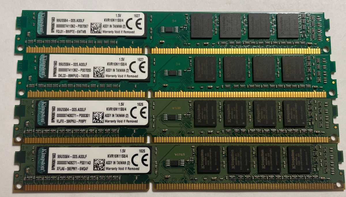 Kingston HyperX Genesis 16GB (4x4GB) DDR3 1600 MHz – RAM Desktop Con Dissipatore – Usata Funzionante