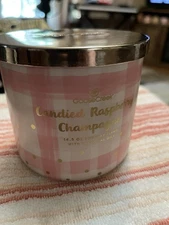 Goose Creek Candle 14.5 oz CANDIED RASPBERRY CHAMPAGNE 3 WICK NEW