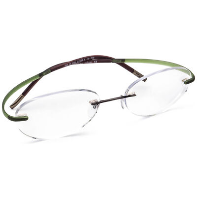 Silhouette Titan Rimless Eyeglasses Made in Austria Neon Green Minimal Art Titan Next Generation 5521 | Silhouette® [US] main image 2