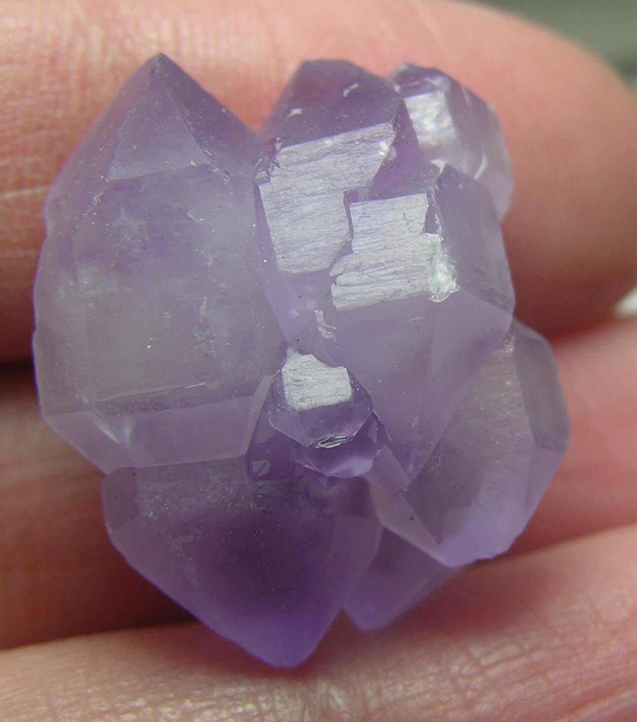 #2 Vietnam 27.70ct 100% Natural Amethyst Cluster Crystal Specimen 5.50g 23mm