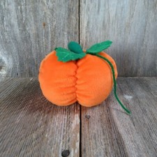 Vintage Pumpkin Plush Halloween Fall Autumn Stuffed Animal America Wego