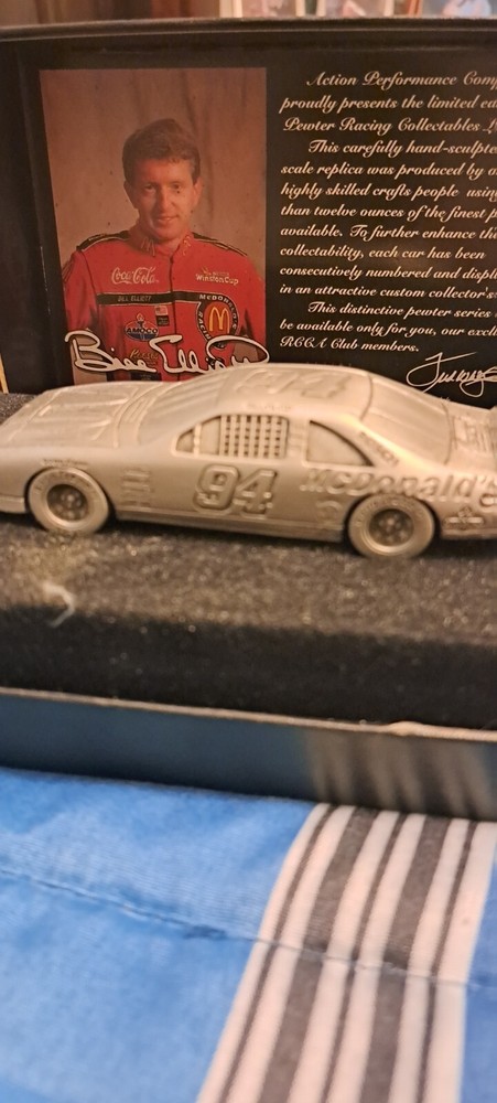 Bill Elliott 94 McDonald's  Pewter