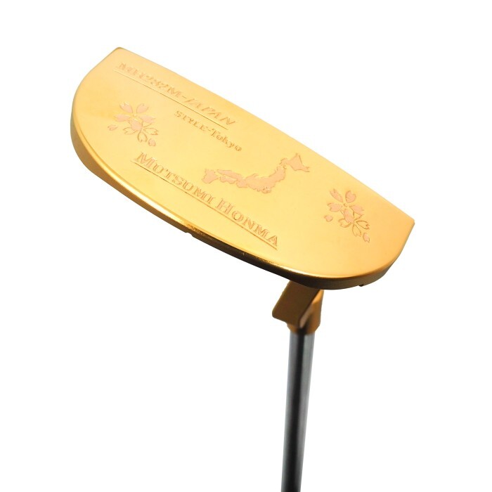 MUTSUMI HONMA Club MH-282M Mallet Putter Type Gold IP Model Loft 3