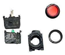 Allen Bradley 800FP-LF4PD3CX10 /A Illuminated Flush Push Button Red