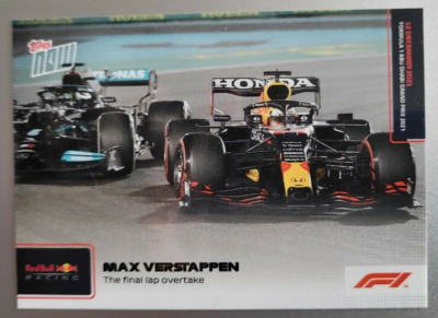 2021ToppsNow Formula1 #81 Max Verstappen