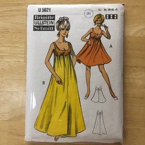 Brigitte Ullstein 5621 Schnittmuster Fertigschnitt Gr 36 Kleid Nachthemd 70er Ebay