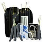 30Pcs Unlocking Lock Pick Set Key Extractor Practice Padlock Tool One Free Lock