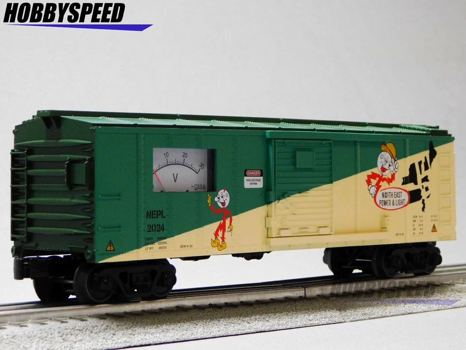 MTH RAILKING NORTH EAST POWER & LIGHT POWER METER BOXCAR O GAUGE 30-71188 NEW - Image 2 of 4