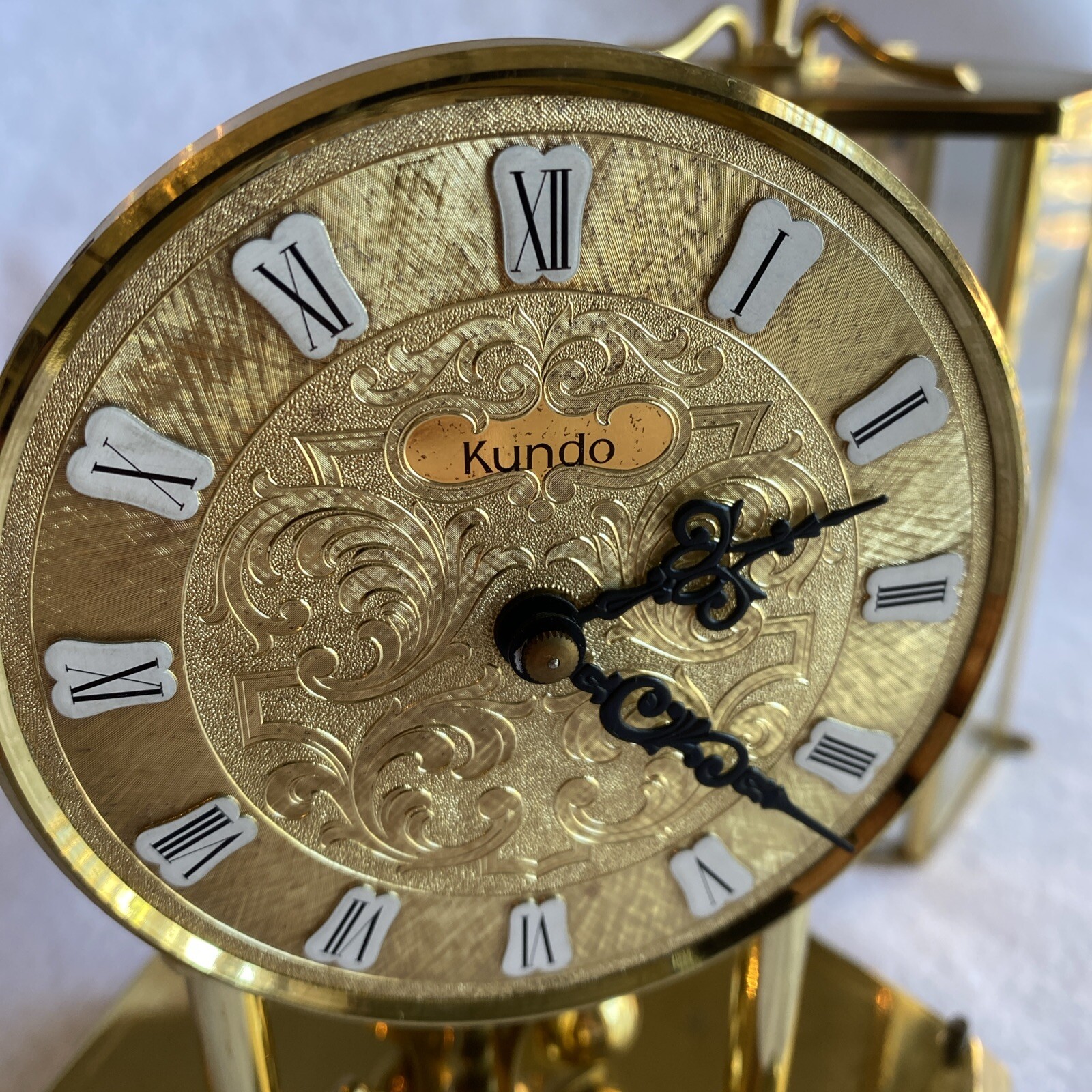 Kundo West Germany Anniversary Mantle Clock Octagonal Style Parts Only