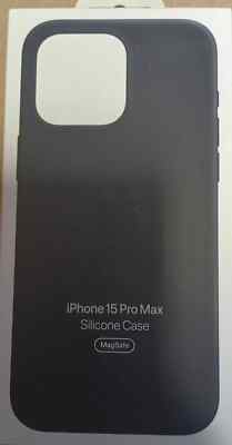 Genuine Apple Case for iPhone 15 Pro Max Silicone MagSafe - Black