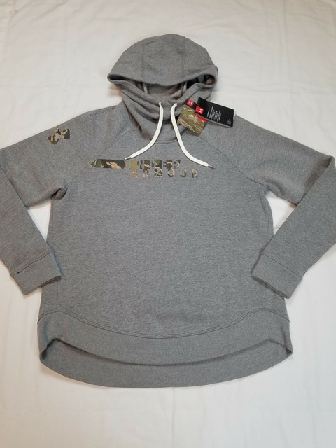 under armour women's favorite fleece camo logo hoodie