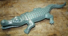 Cast Iron FLORIDA GATORS Garden Statue Yard Art Pool Home Decor ALLIGATOR Pond