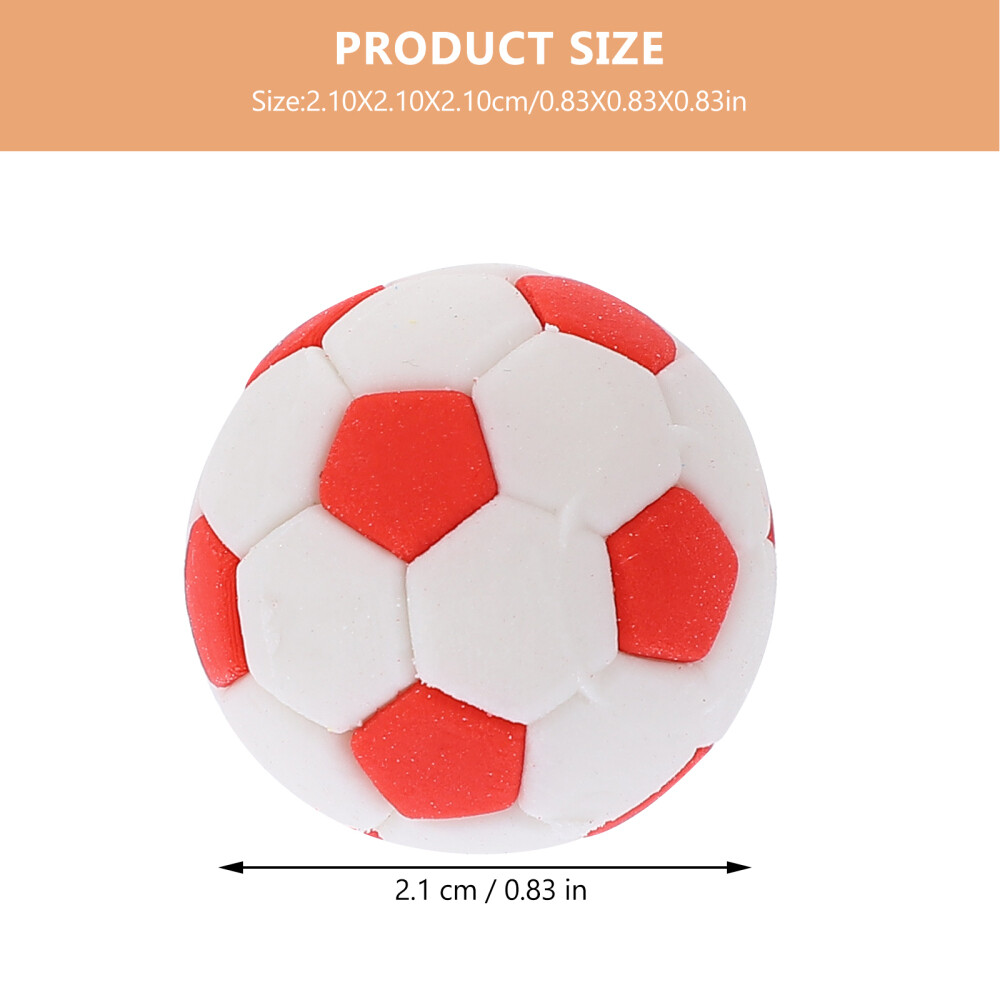 20pcs Soccer Ball Erasers Portable Cartoon resistant eBay